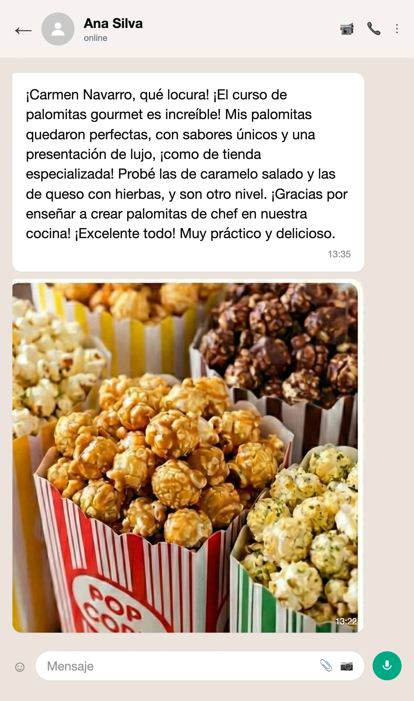 Testimonio de alumna 1